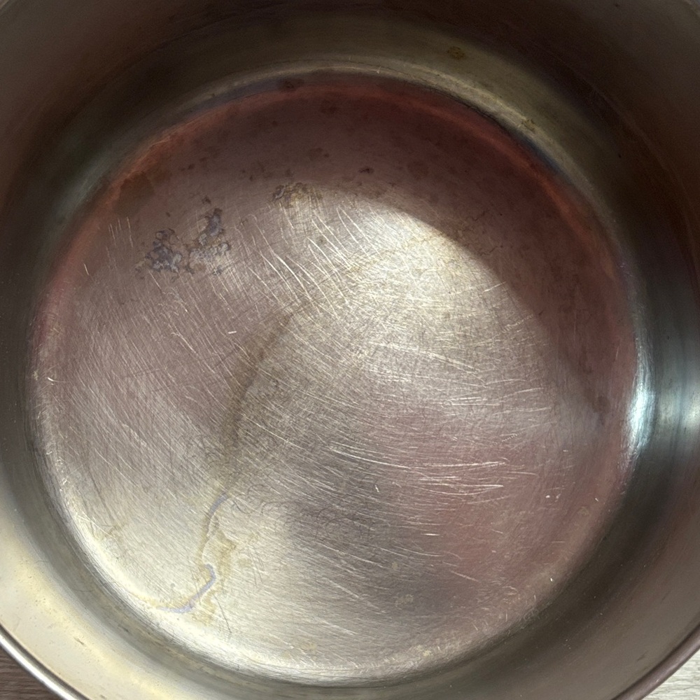 Revere Ware Stainless Steel with Copper Bottom Saucepan with Black Handle - Picture 4 of 6